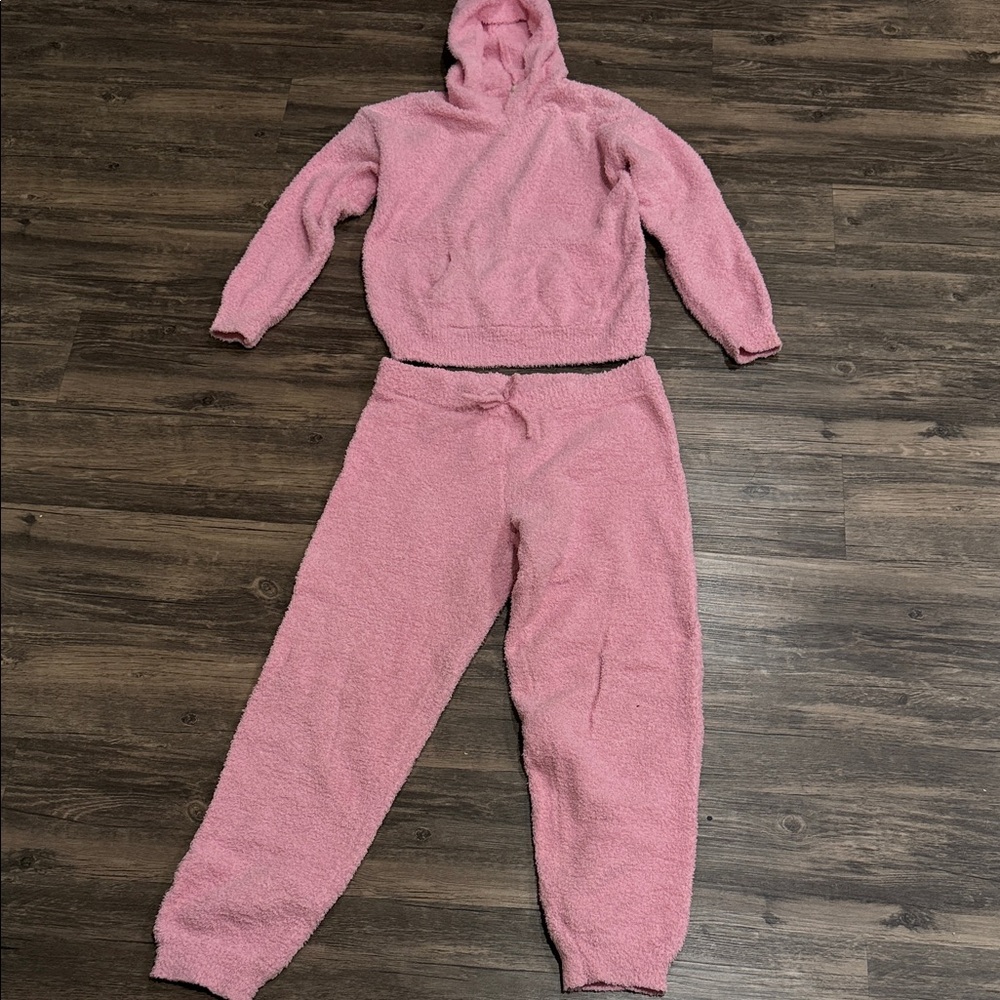 Cozy Pink Hoodie and Sweatpants Set